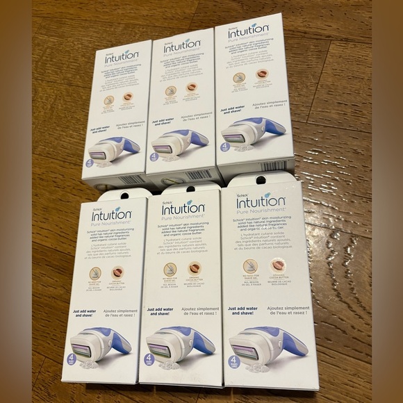 (6 pack) Schick Intuition 4-Blade Pure Nourishment Women's Razors - Picture 4 of 4